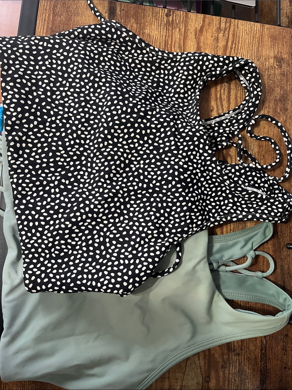 Two buffbunny swim tops